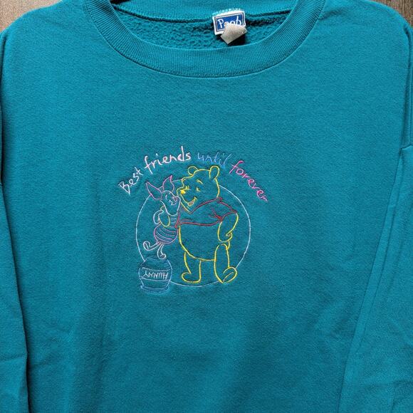 90s Best Friends Winnie the Pooh Crewneck Sweatshirt - Picture 3 of 4